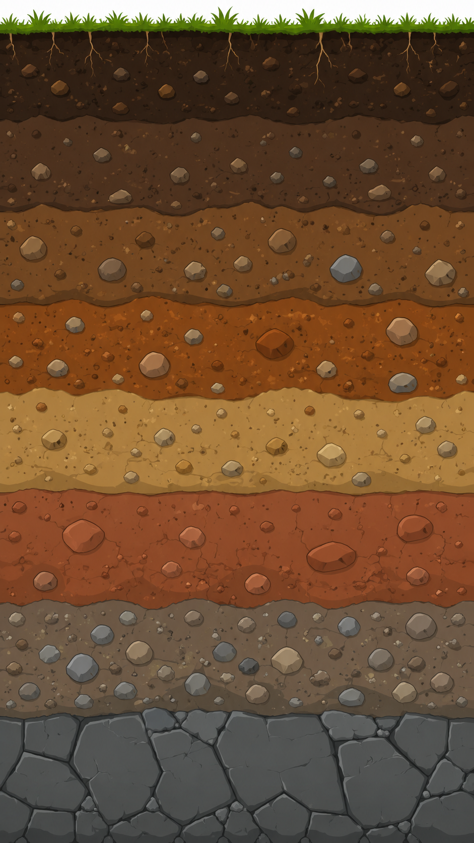 Soil Layer and Earth Strata